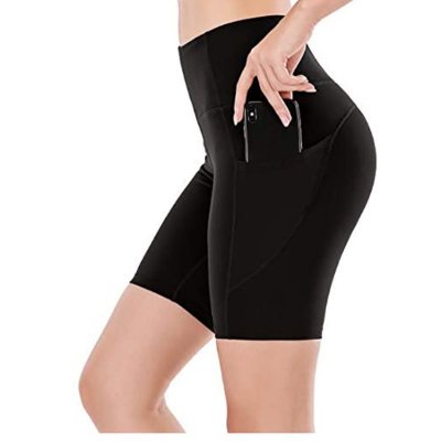 Waist Shorts for Women Tummy Control Athletic Shorts with Pockets : Sports Outdoors