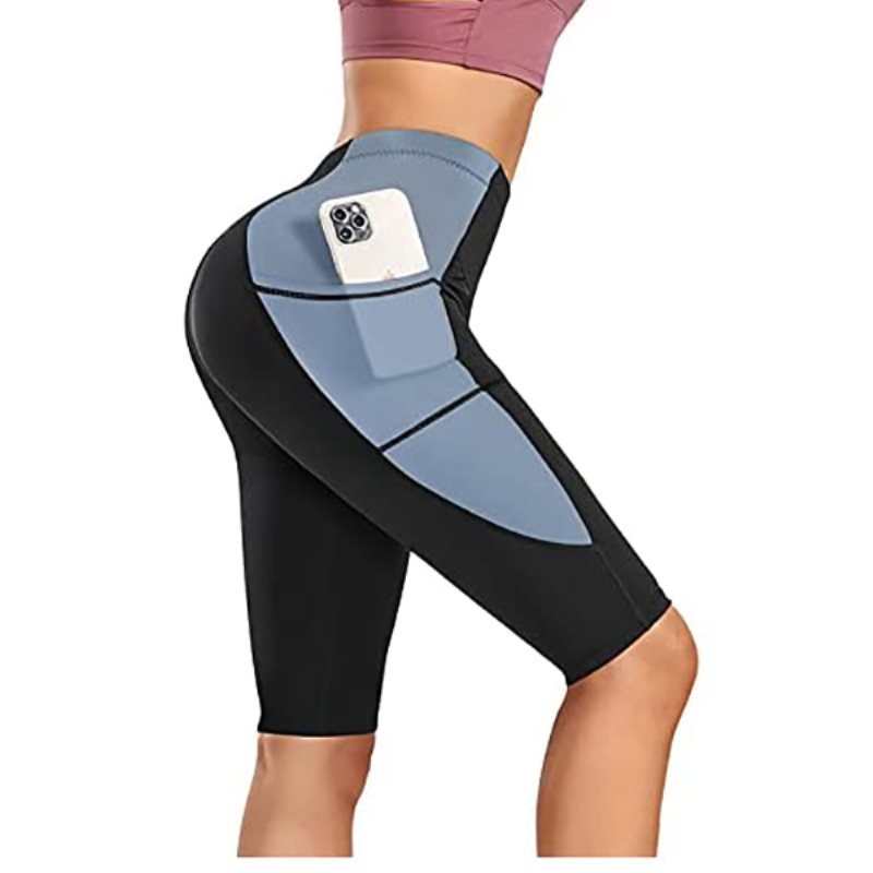 Pants for Tummy Control Waist Capri with Side Pocket : Sports Outdoors