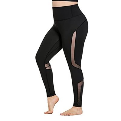 Size-Pants Breathable-Mesh - Splice Tummy Controlness Pants for 4 Way Stretch : Sports Outdoors
